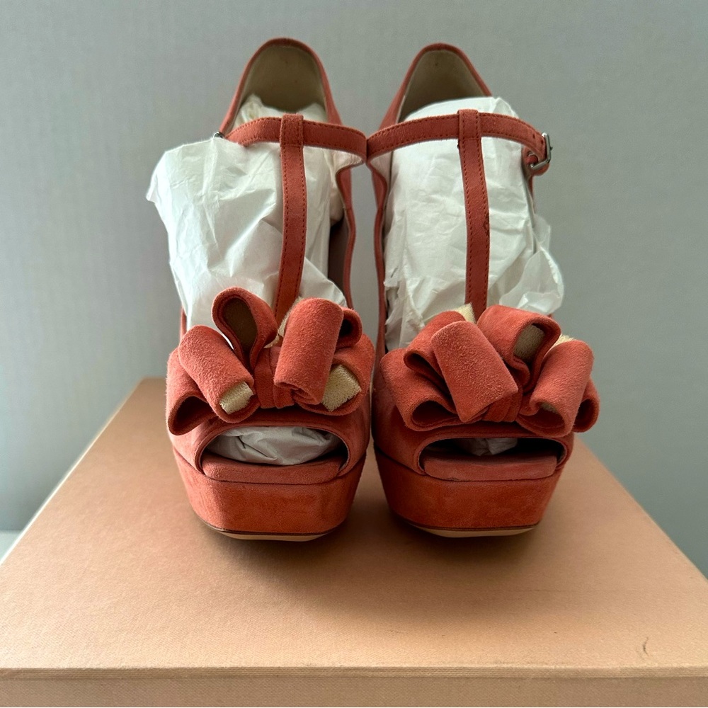 Miu Miu Camoscio Camelia